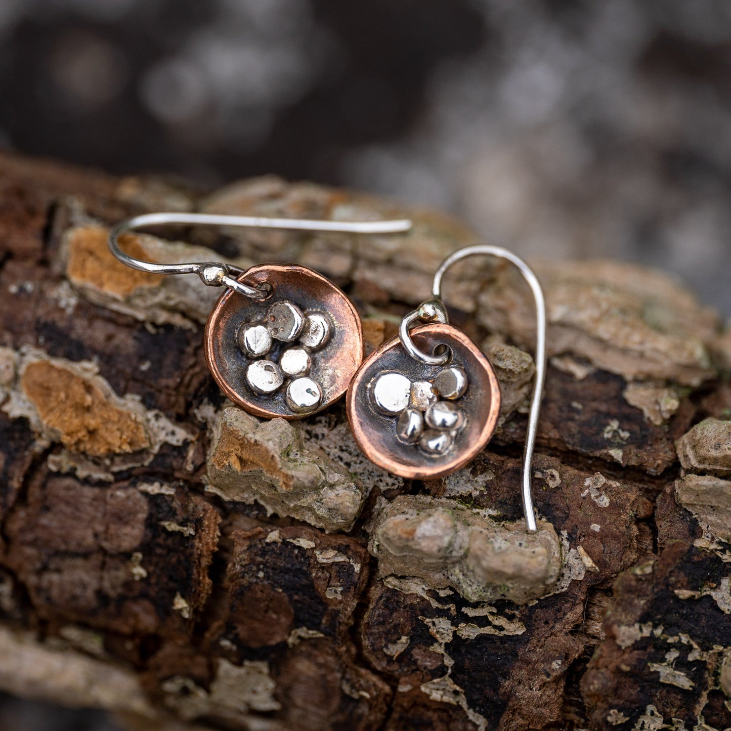 Birds Nest Fungi Earrings
