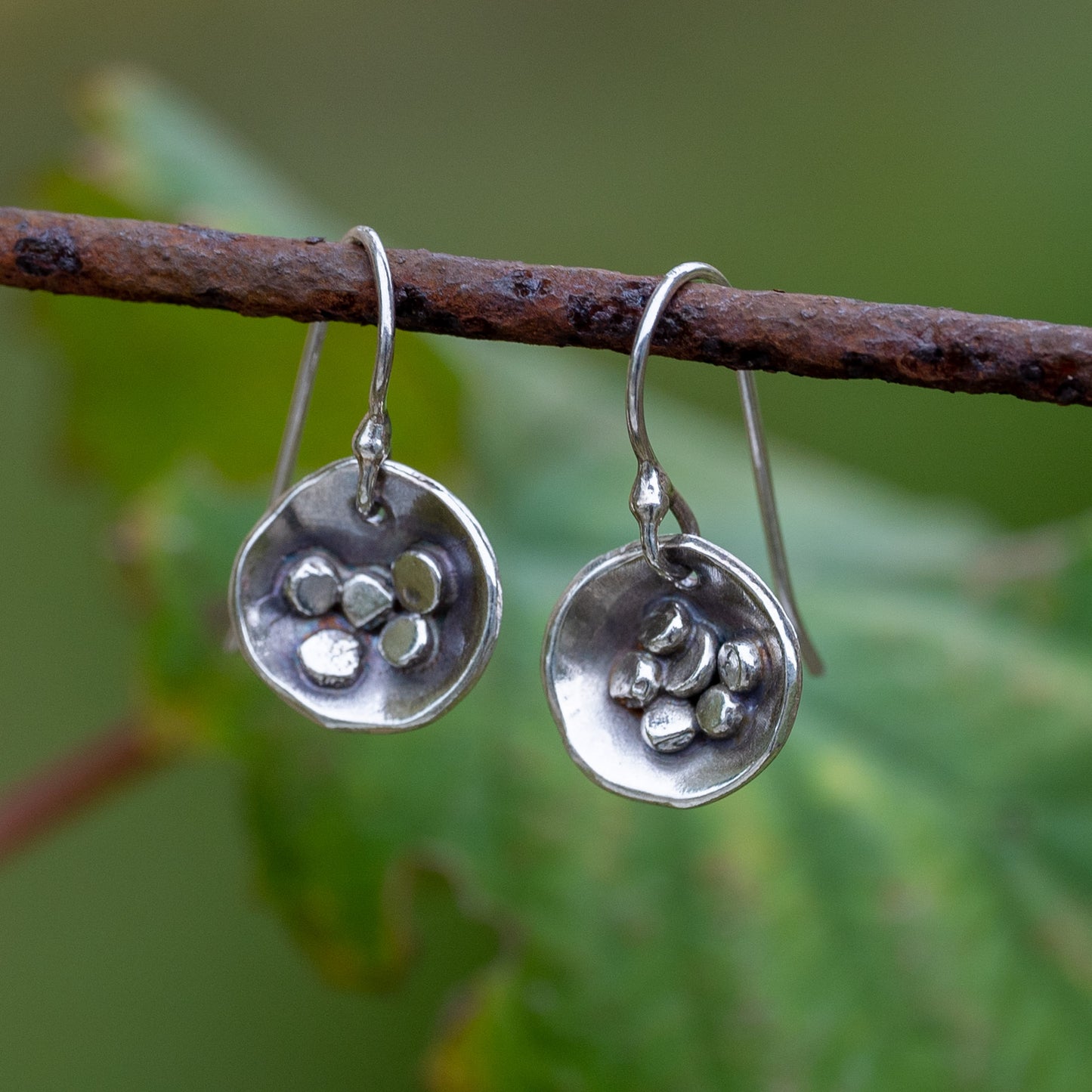 Birds Nest Fungi Earrings