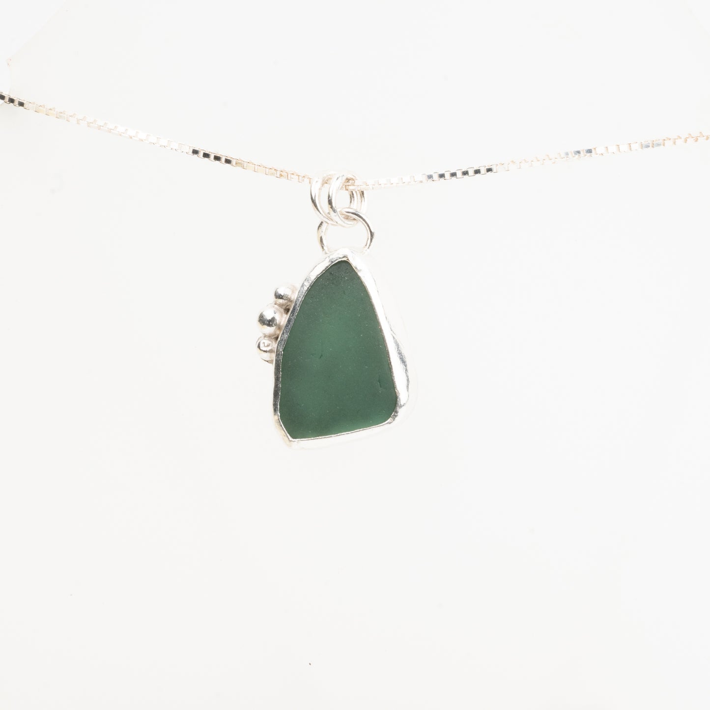 Dorset Blue Green Seaglass Necklace