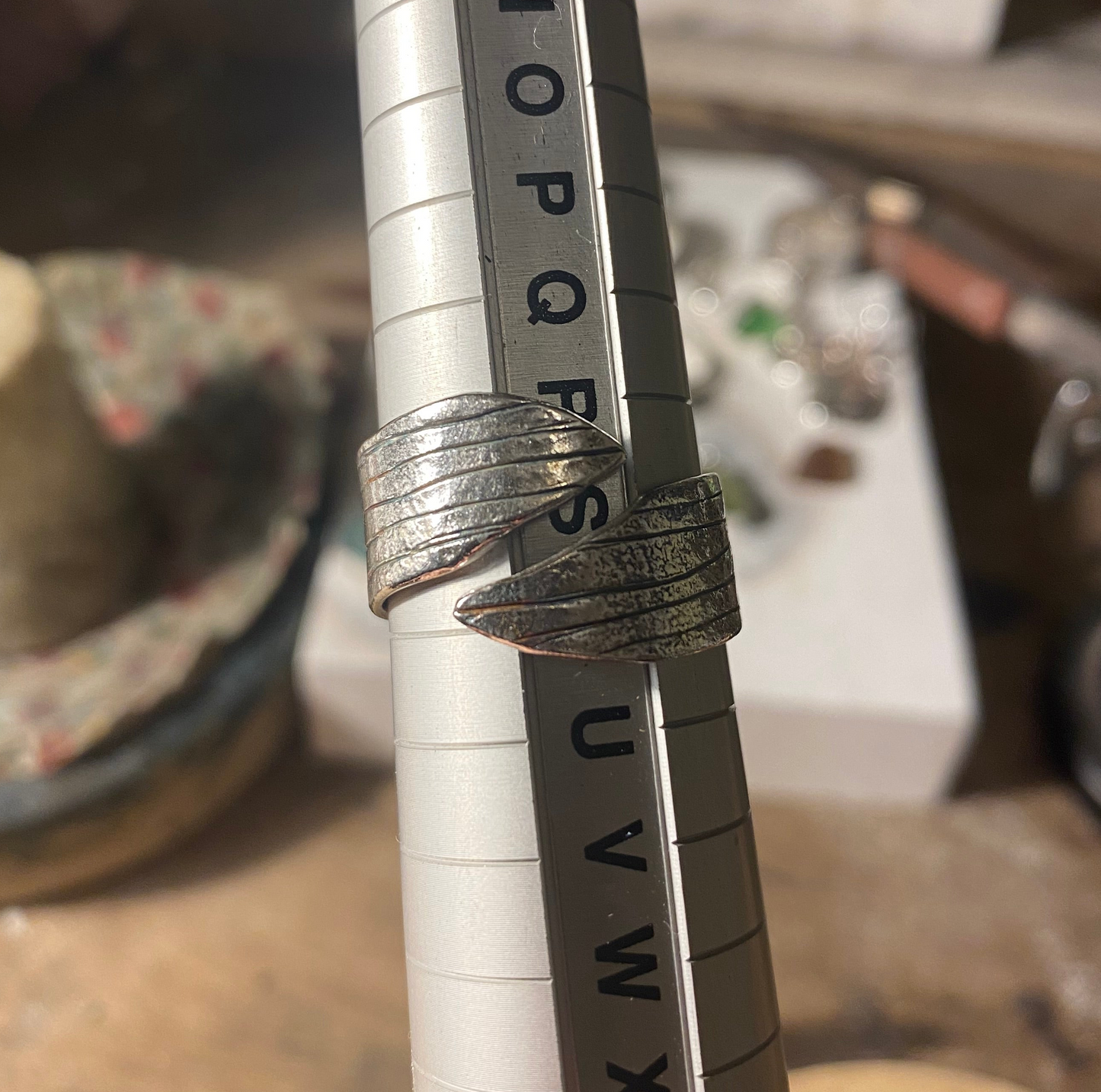 Adjustable Plantain Leaf Ring