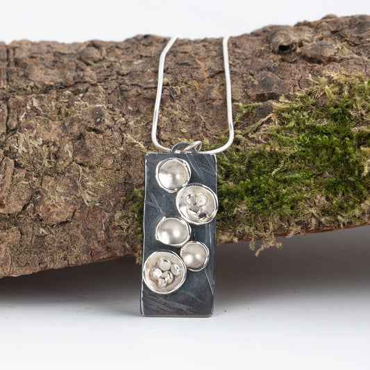 Birds Nest Fungi Pendant - Purbeck Arts Week