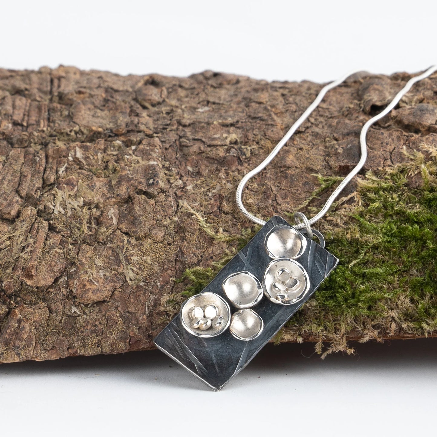 Birds Nest Fungi Pendant - Purbeck Arts Week
