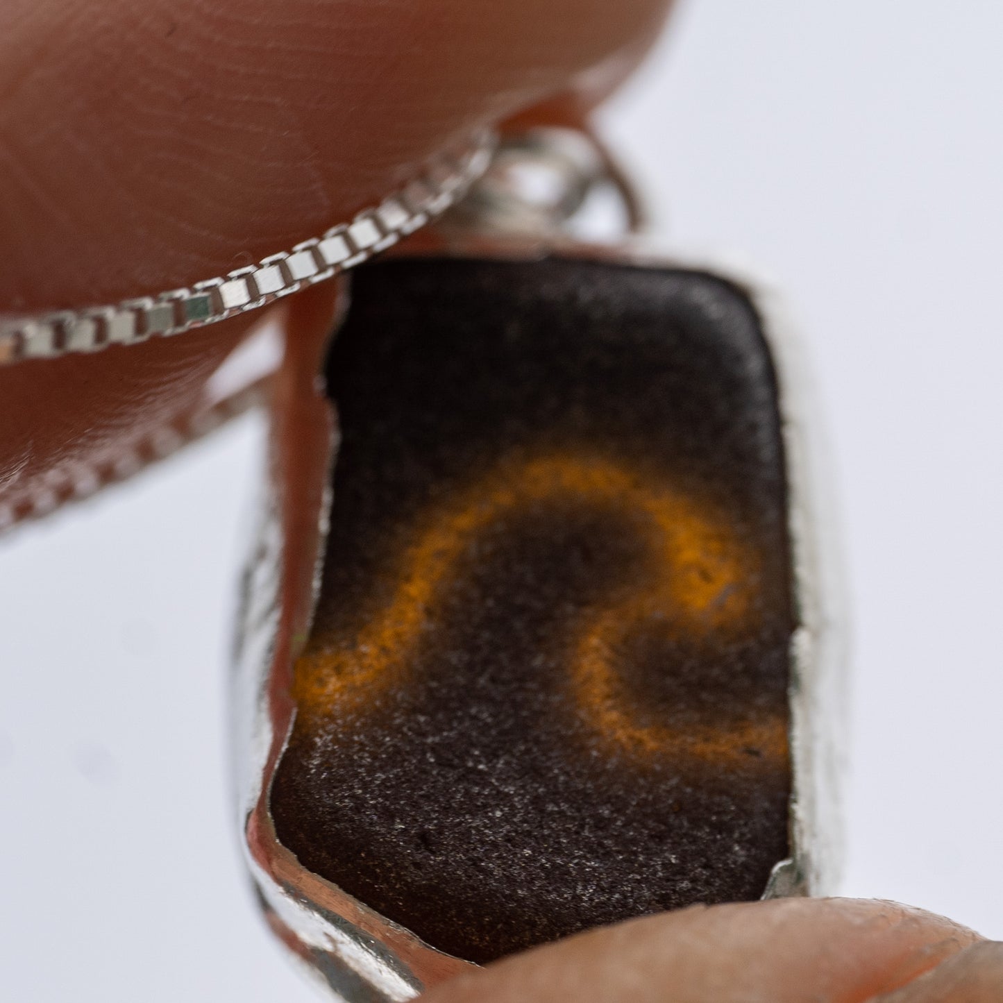 Dorset Brown Seaglass Necklace