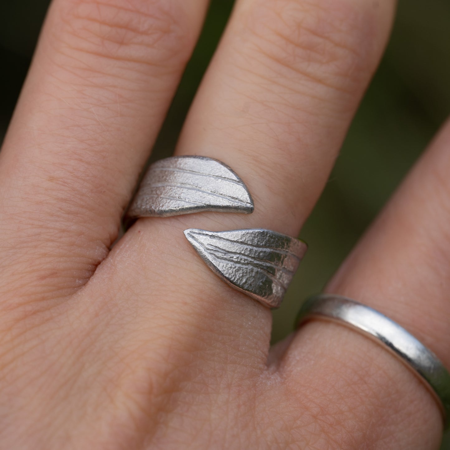 Adjustable Plantain Leaf Ring