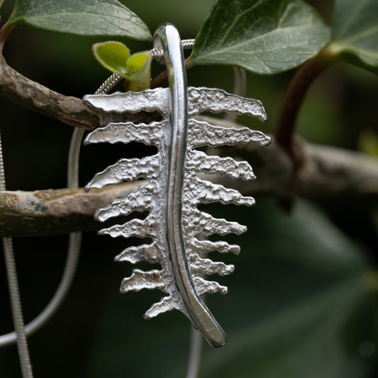 Reticulated Fern Necklace