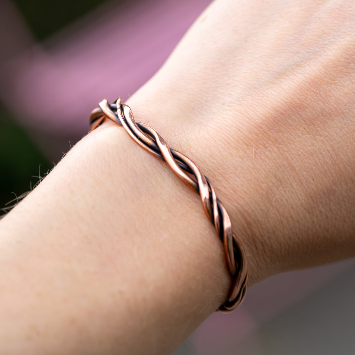 Copper Vine Bangle