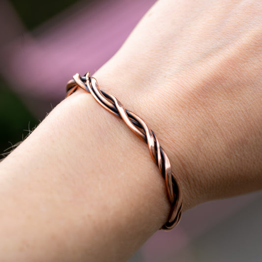 Copper Vine Bangle