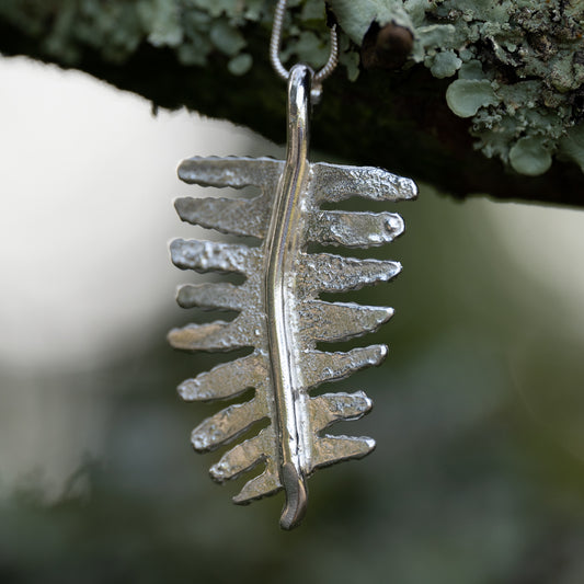 Reticulated Fern Necklace