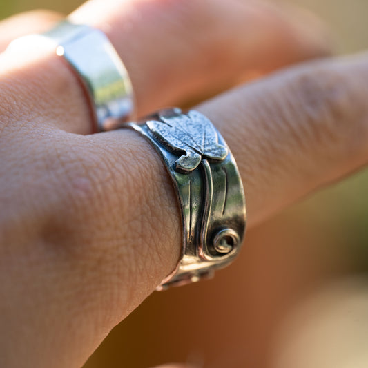 Ivy Leaf Ring - Size V