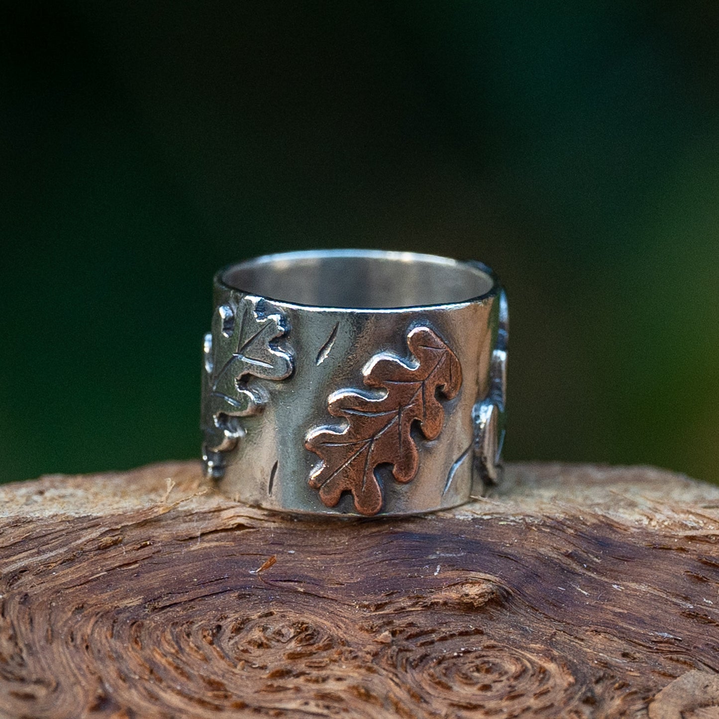 Oak Leaf Ring - Size Q