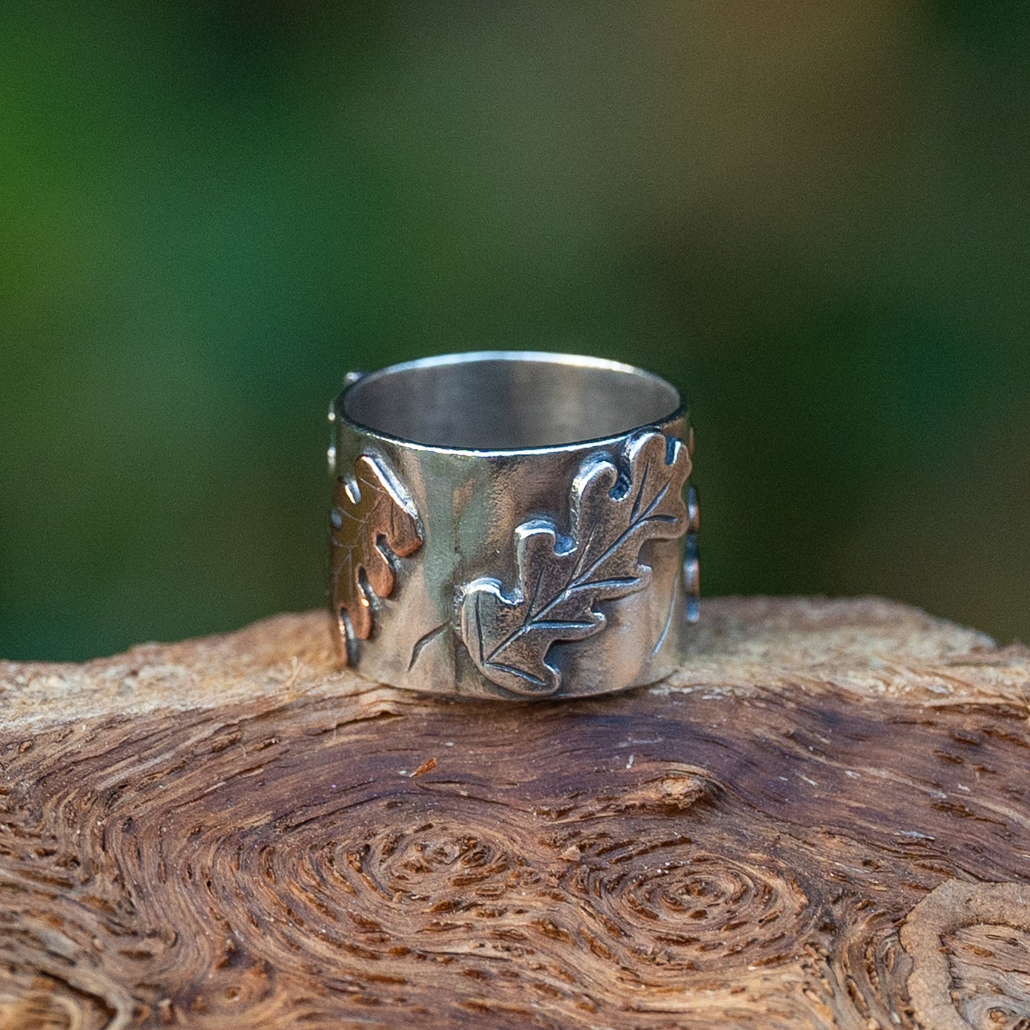 Oak Leaf Ring - Size Q