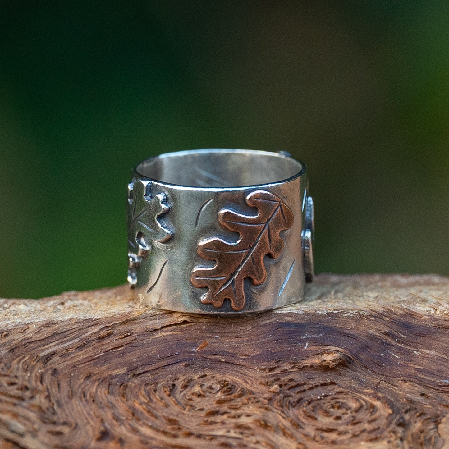 Oak Leaf Ring - Size Q