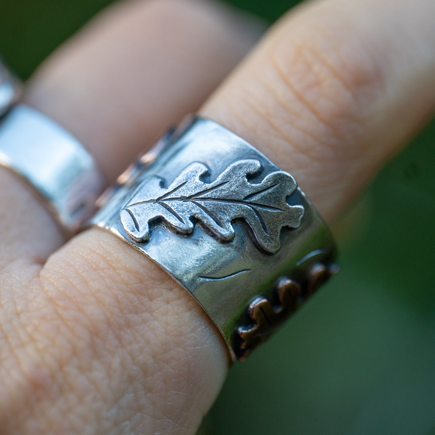 Oak Leaf Ring - Size Q