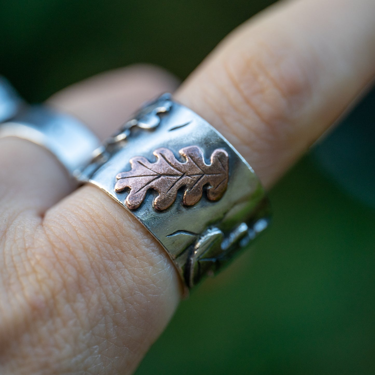 Oak Leaf Ring - Size Q