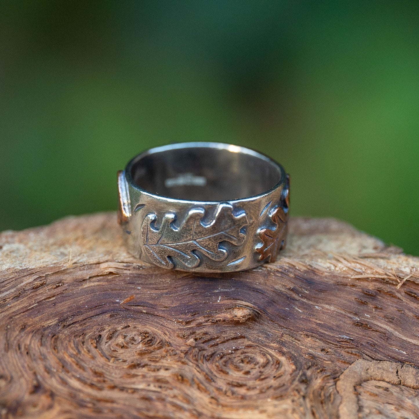 Oak Leaf Ring - Size Q
