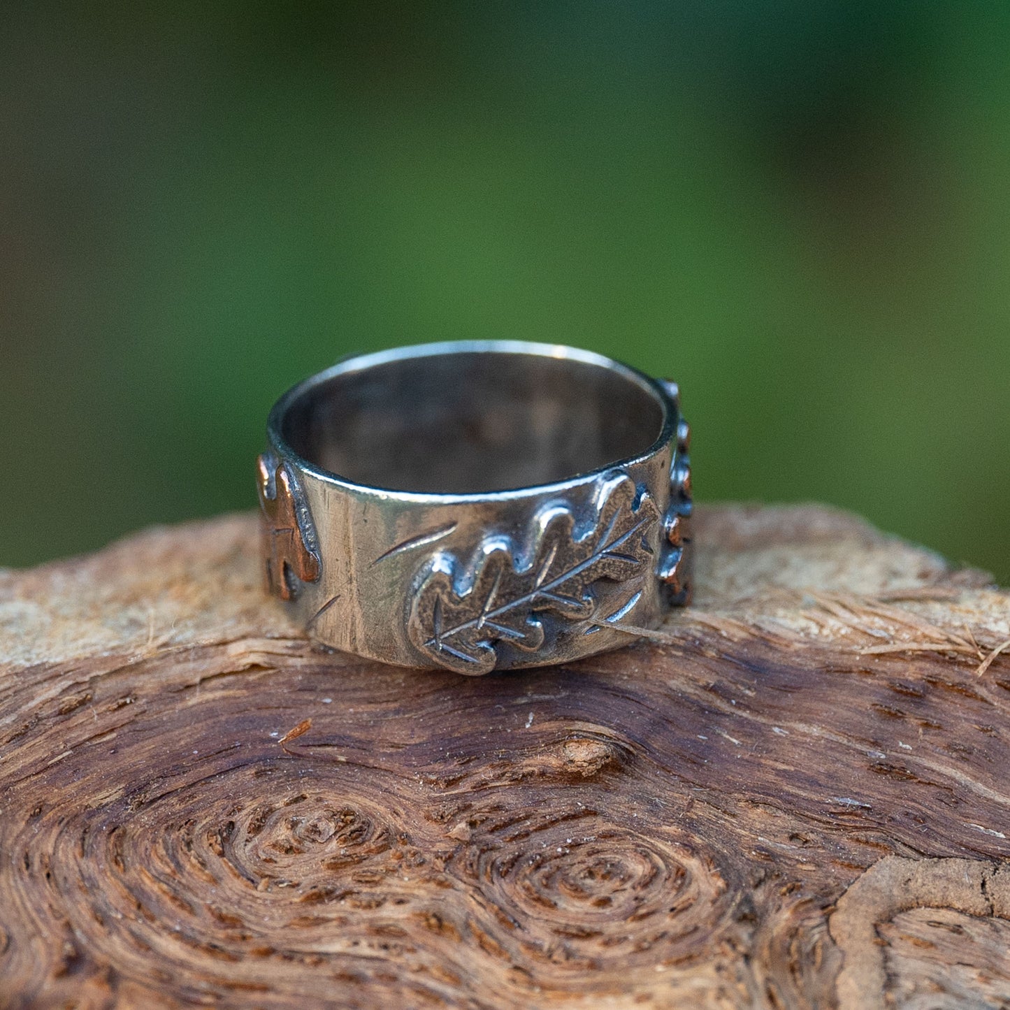 Oak Leaf Ring - Size Q