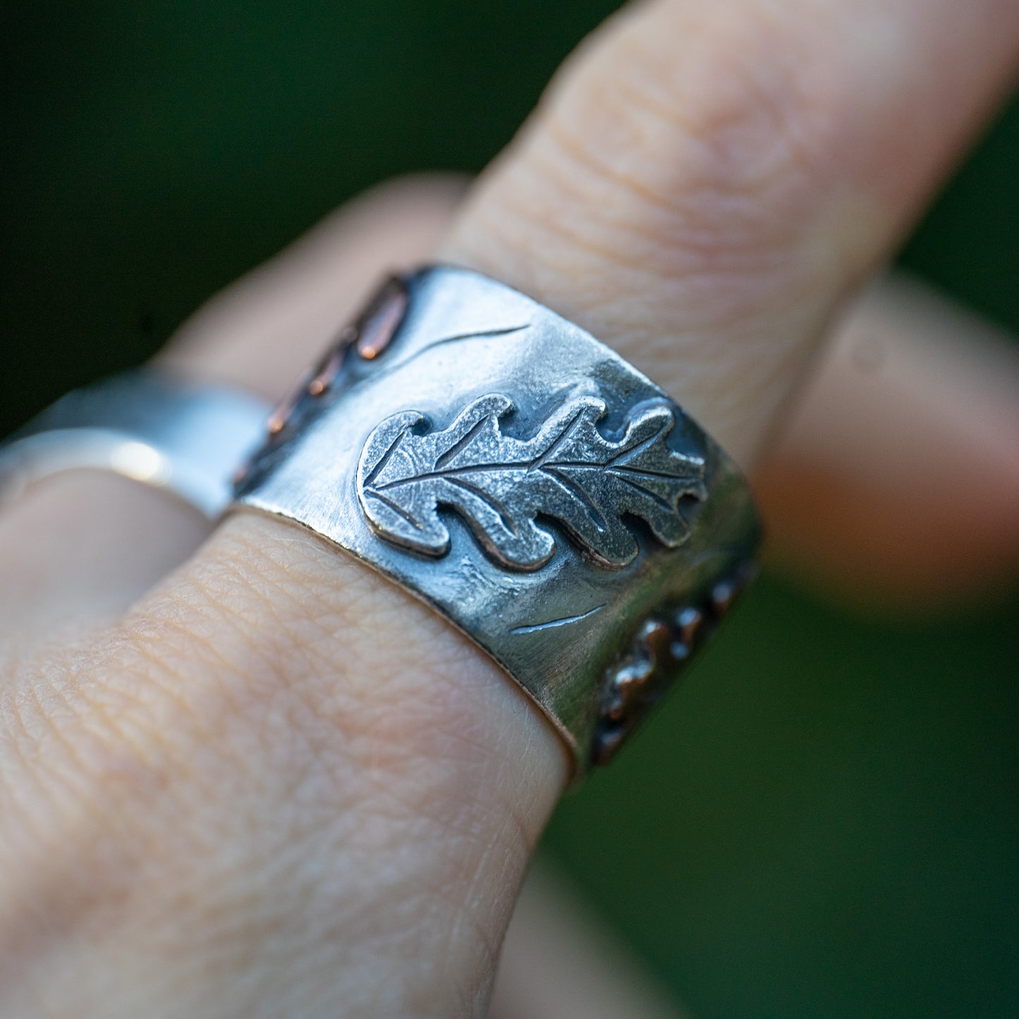Oak Leaf Ring - Size R