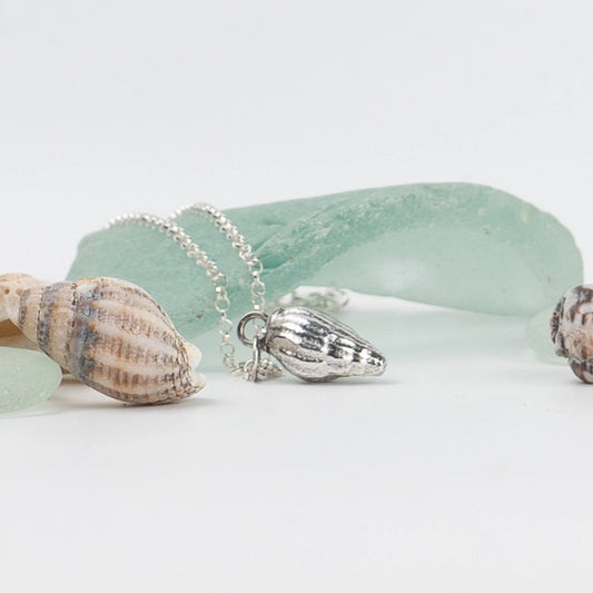 Tulip Shell Cuttlefish Cast Necklace